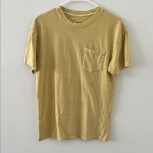 Goodfellow & Co Mustard Short Sleeve Tee